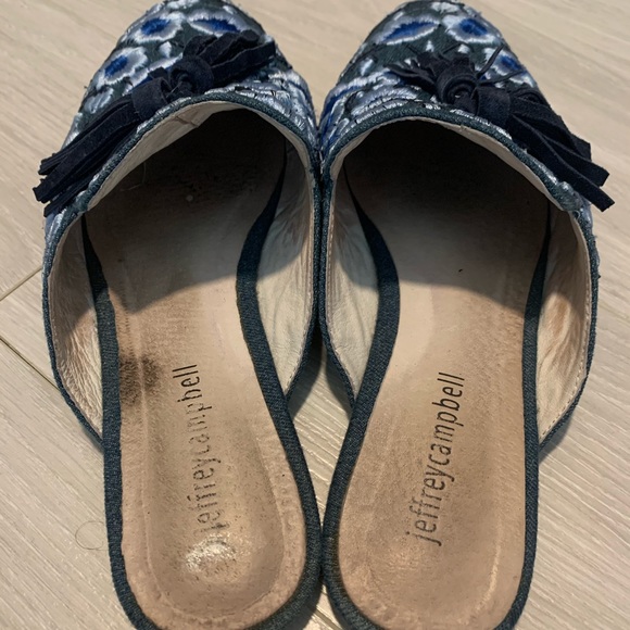 Shopbop Jeffrey Campbell embroidered mules - Picture 2 of 3